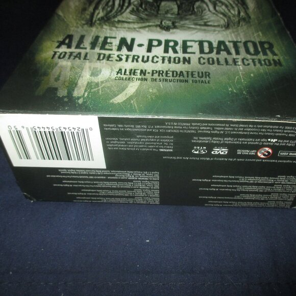 Alien - Predator AVP Total Destruction Collection (DVD, 2008, 8-Disc Set) - Picture 3 of 9